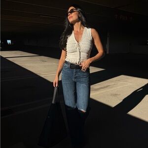 Abercrombie smocked top